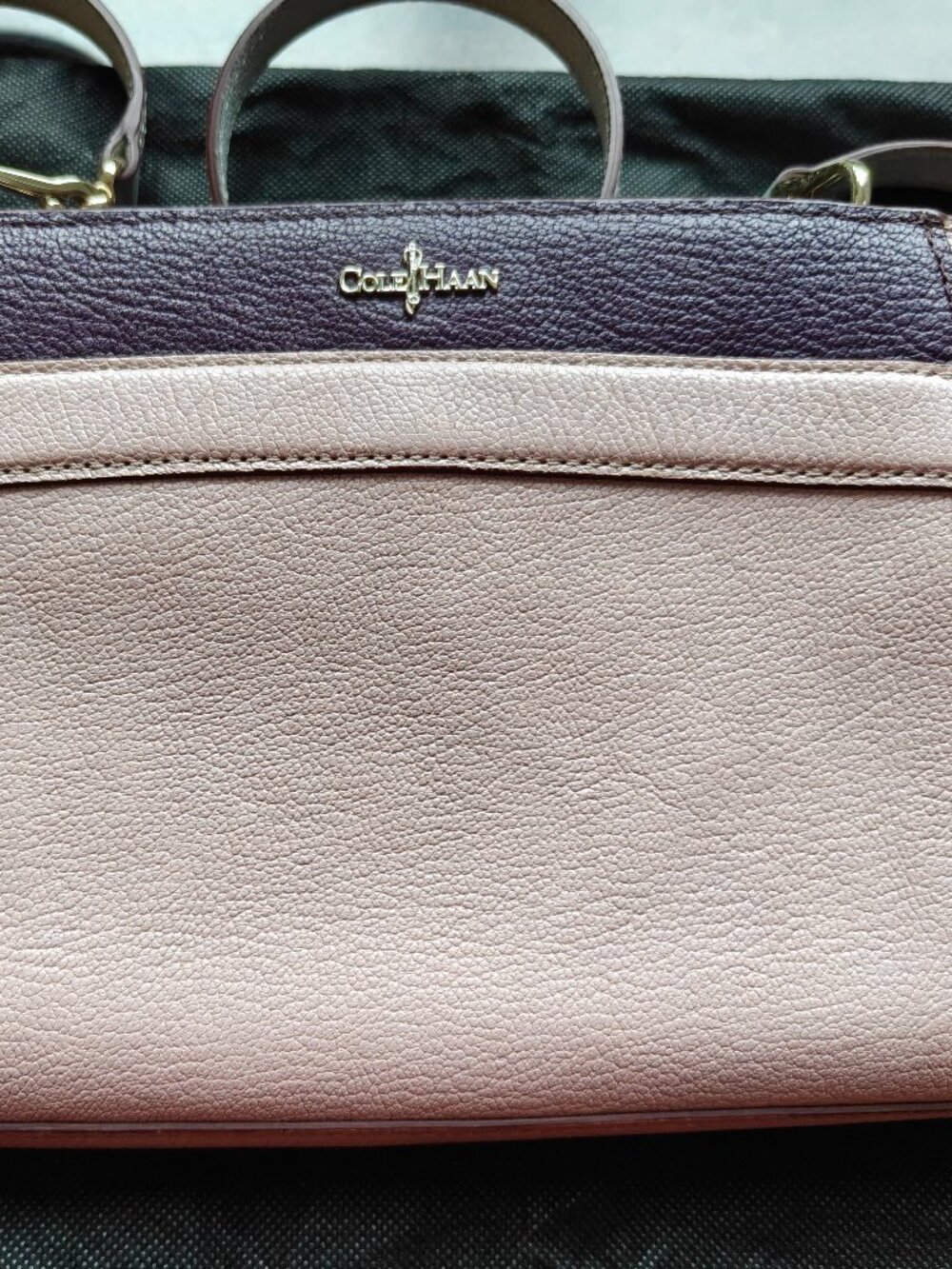 Cole Haan Berkeley Convertible Crossbody Bag Pebbled Leather Colorblock B44698